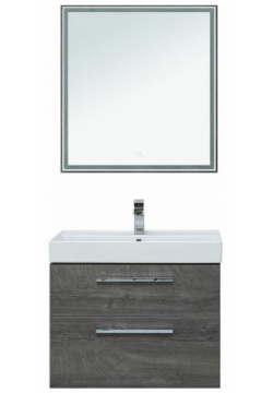 Комплект мебели для ванной Aquanet 243251 Nova 75 подвесной Дуб рошелье