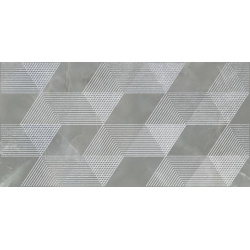 Керамический декор Azori 588912001 Opale Grey Geometria 31 5х63 см
