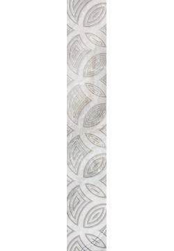 Керамический бордюр Beryoza Ceramica (Береза керамика) "Камелот" 95х600 (серый) Камелот серый 9 5х60 см