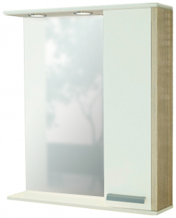 Зеркало со шкафом Comforty 00003121662 Тулуза 75 с подсветкой Сосна лоредо