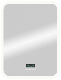 Зеркало Континент ЗЛП451 Glamour 700х900 с подсветкой многофункциональной панелью