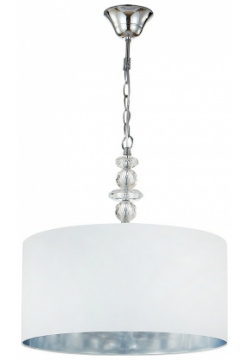 Подвесной светильник Crystal Lux ARMANDO SP4 CHROME Белый Хром