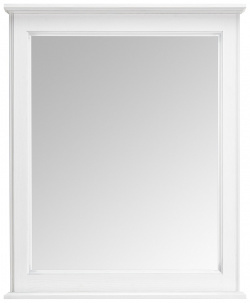 Зеркало ASB Woodline 11940 Венеция 70 Белое с патиной Серебро