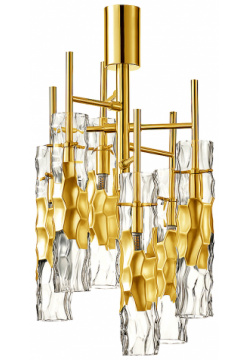Потолочный светильник Crystal Lux PRIMAVERA PL6 GOLD Прозрачный Золото П