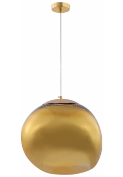 Подвесной светильник Crystal Lux MALAGA SP1 D360 GOLD Янтарный Золото