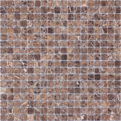 Мозаика Caramelle mosaic 00 00003301 Pietrine 4 мм Emperador Dark MAT 30 5x30 5 см