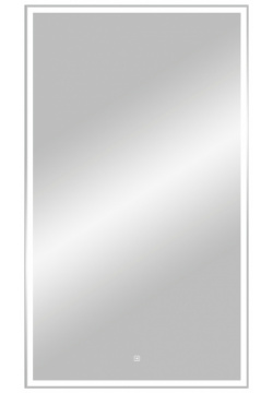 Зеркало Континент ЗЛП507 Strong 700х1200 с подсветкой Серебро сенсорным выключателем
