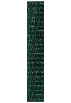 Керамический бордюр Kerama Marazzi LSB001 Левада зеленый темный глянцевый 7 1х40 см