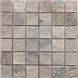 Каменная мозаика из сланца Pixmosaic PIX302 Slate Grey  30 5x30 5 см