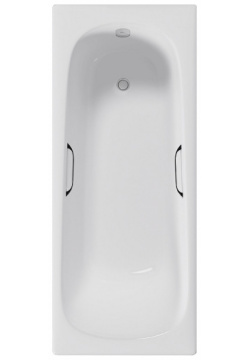 Чугунная ванна Delice DLR230612R Continental 150x70 с отверстиями под ручки без антискользящего покрытия