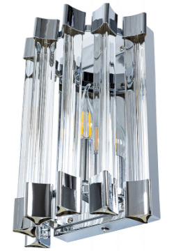 Настенный светильник Artelamp A1059AP 1CC Caravaggio Прозрачный Хром