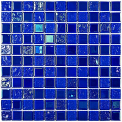 Мозаика Bonaparte  Стеклянная Bondi dark blue 25 30х30 см