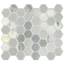 Стеклянная мозаика Togama White 6 Sixties 29 8х33 см