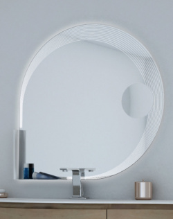 Зеркало Cezares 45012 90 с увеличительным зеркалом и LED подсветкой