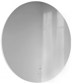 Зеркало Jorno Solo 02 77/W/RL 77 с подсветкой сенсорным выключателем и часами