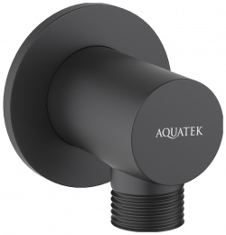 Шланговое подключение Aquatek AQ2456MB Черное матовое
