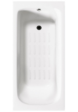 Чугунная ванна Delice DLR230622 AS Fort 200x85 без отверстий под ручки с антискользящим покрытием