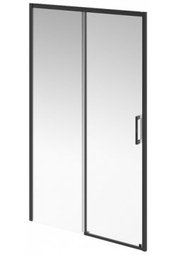 Душевая дверь Kerama Marazzi VE 120 SD BLK M Vetro профиль Черный матовый стекло прозрачное