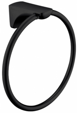 Кольцо для полотенец CeramaLux 70006 Monelli Черное матовое