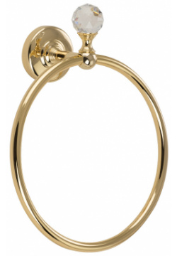 Кольцо для полотенец Migliore 16599 Amerida Золото с кристаллом Swarovski