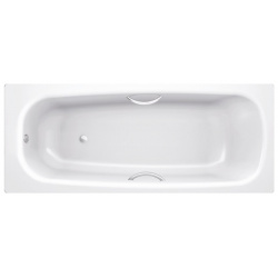 Стальная ванна BLB B75HTH001 handles Universal HG 170x75 с отверстиями для ручек без гидромассажа шумоизоляцией