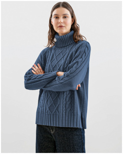 Свободный свитер из вязаного трикотажа Pompa 2005030923624 1222150kw0965
