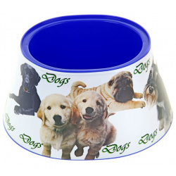 Миска для собак Zoo Plast "Dogs" пластик 0 65 л 
