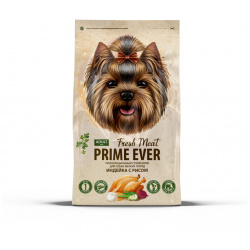 Сухой корм для собак мелких пород Prime Ever Fresh Meat Adult Dog Mini Индейка с рисом полнорационный 2 8 кг 