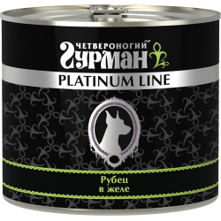 Влажный корм для собак Четвероногий Гурман Platinum line Рубец говяжий в желе 0 24 кг 