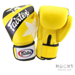 Боксерские перчатки Nation Print  желтые 16 oz Fairtex BGV 1 Prints yellow