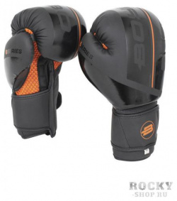 Боксерские перчатки BoyBo B Series BBG400 Black/Orange  12 OZ
