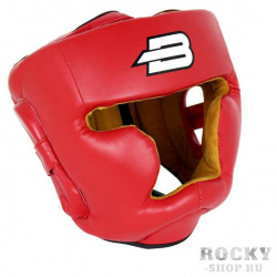 Детский боксерский шлем BoyBo Winner Red Тренировочный закрытый