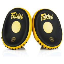 Лапы для бокса FAIRTEX FMV15 Black/Gold мягкие  но чрезвычайно прочные