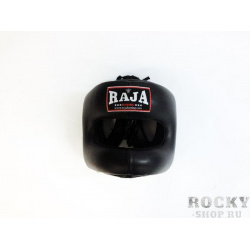 Боксёрский шлем с бампером Boxing Black  Размер S черный Raja RHG 5 Жёсткая