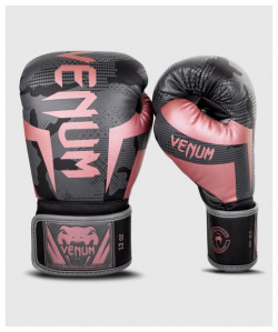Перчатки боксерские Elite Black/Pink Gold  16 унций Venum PSyes