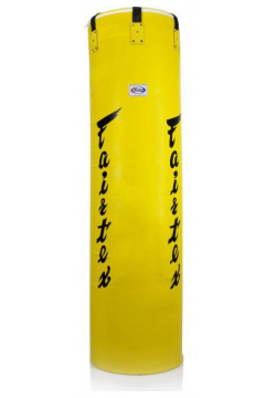 Мешок боксерский 210х59см Yellow  120 140 кг Fairtex HB 7 изготовлен из
