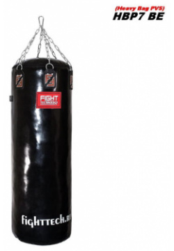 Боксерский мешок Proffi ПВХ black edition  75 кг 140Х50 см FightTech HBP7 BE