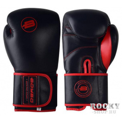 Перчатки боксерские BoyBo Rage Black/Red  12 OZ