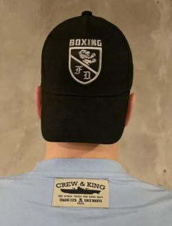 Бейсболка Boxing Fight Dept  CrewandKing Состав 100% хлопок