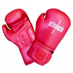 Перчатки боксерские Fight 2 0 красный металлик  8 унций Clinch C137
