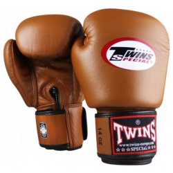 Перчатки боксерские Twins BGVL 3 Brown  14 унций Special