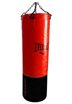 Мешок боксерский Powerlock Pro с цепью красный  123*38см 45кг Everlast