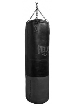 Мешок боксерский Powerlock Pro с цепью черный  123*38см 45кг Everlast