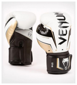 Боксерские перчатки Elite Evo White/Gold  12 OZ Venum 04260 226 12oz