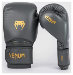 Перчатки боксерские Contender 1 5 Grey/Gold  16 унций Venum PSyes