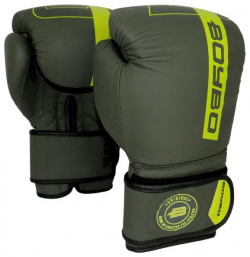 Боксерские перчатки Fusion Grey/Green  12 OZ Boybo