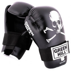 Перчатки 7 contact skull черные  Черный Green Hill SCS 2095