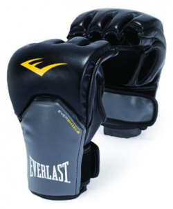 Перчатки MMA Competition Style  черно серые Everlast P00000159 в полной