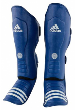 Защита голени и стопы WAKO Super Pro Shin Instep Guards синяя Adidas adiWAKOGSS11
