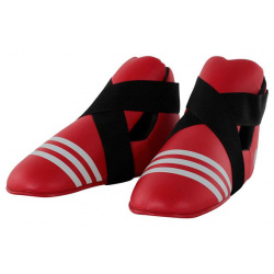 Защита стопы WAKO Kickboxing Safety Boots красная Adidas adiWAKOB01
